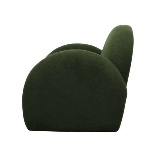 SNUGG SWIVEL ARMCHAIR - GREEN SHEARLING - Image 5