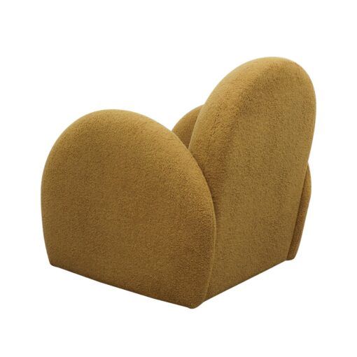 SNUGG SWIVEL ARMCHAIR - MUSTARD SHEARLING - Image 2