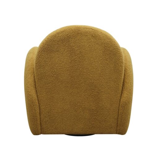 SNUGG SWIVEL ARMCHAIR - MUSTARD SHEARLING - Image 3