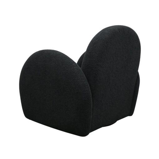 SNUGG SWIVEL ARMCHAIR - BLACK SHEARLING - Image 2