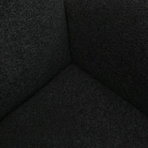 SNUGG SWIVEL ARMCHAIR - BLACK SHEARLING - Image 4