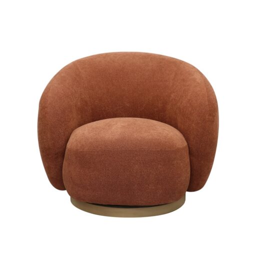 ARAN SWIVEL CHAIR- RUST - Image 6