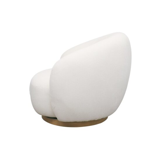 ARAN SWIVEL CHAIR - CREAM - Image 3