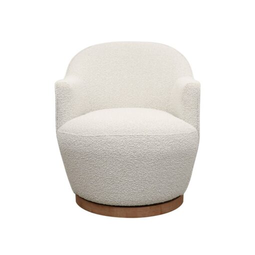 FERGUSON SWIVEL CHAIR- CREAM - Image 6