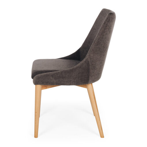 EVA DARK GREY DANNY DINING CHAIR - Image 4