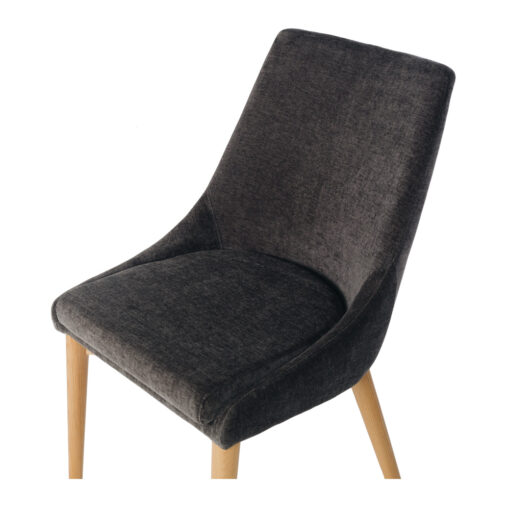 EVA DARK GREY DANNY DINING CHAIR - Image 6