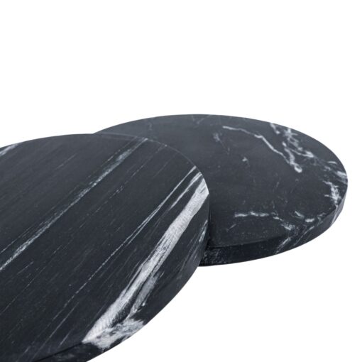 MARBLE CHARGER PLATE - BLACK - Image 2