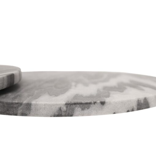 MARBLE CHARGER PLATE - GREY - Image 2