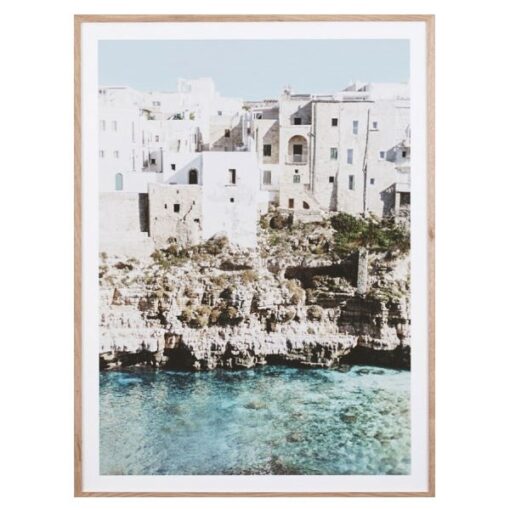 PHOTOGRAPHIC FRAMED AMALFI VILLAGE