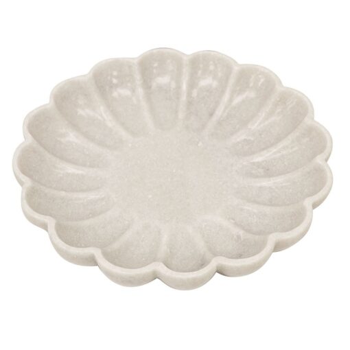 FLORA MARBLE DISH - LARGE