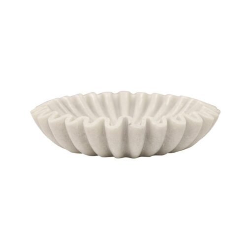 PLEAT MARBLE DISH - SMALL - Image 4