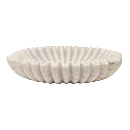 PLEAT MARBLE DISH - LARGE - Image 4