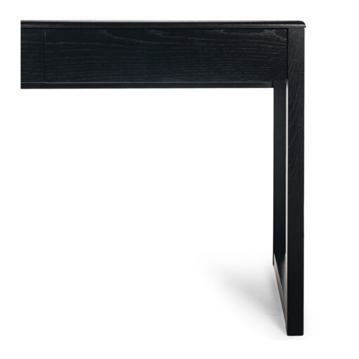 AVALON BLACK OAK DESK (OAK TOP) - Image 2