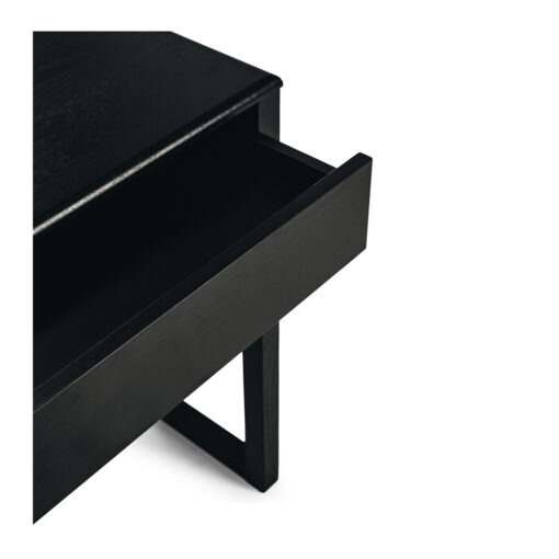 AVALON BLACK OAK DESK (OAK TOP) - Image 5