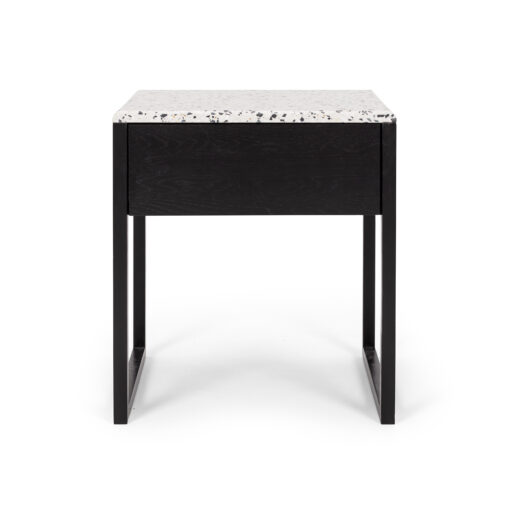 Avalon black bedside table