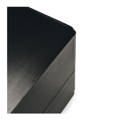 CUBE BLACK OAK BEDSIDE OAK TOP - Image 5