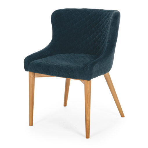 PARIS DINING CHAIR BLUE STRATA