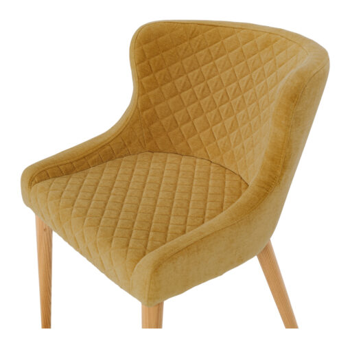 PARIS DINING CHAIR HONEY GOLD - Image 5