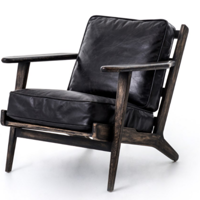 LODGE ARMCHAIR BLACK