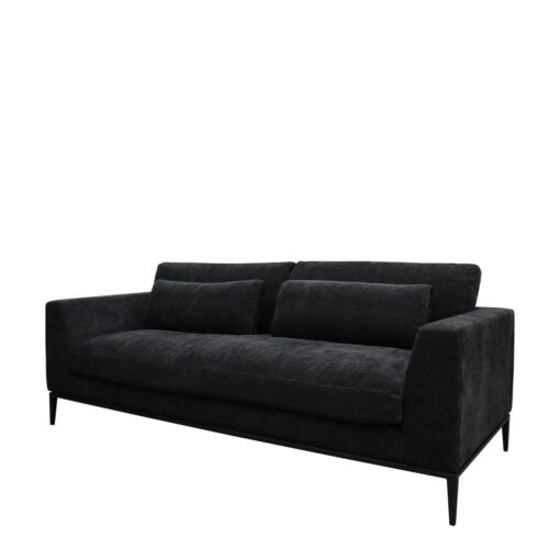 TYSON 3 SEATER SOFA - RELAXED BLACK - Image 2