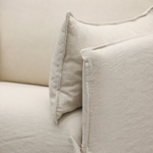 HAVEN SLIPCOVER SOFA 2 SEATER - OATMEAL - Image 7