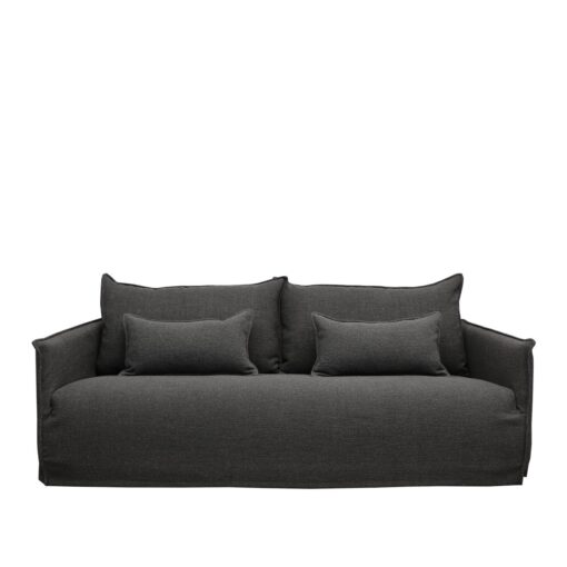 HAVEN SLIPCOVER SOFA 3 SEATER - DARK GREY