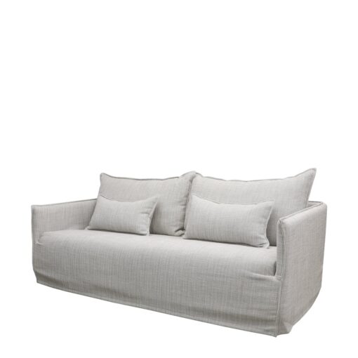 HAVEN SLIPCOVER SOFA 3 SEATER LIGHT GREY - Image 2