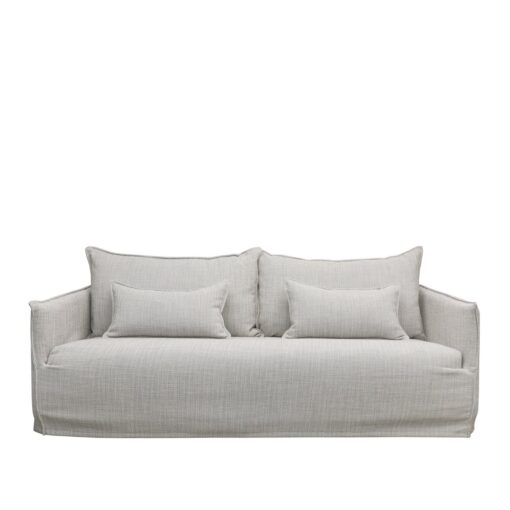 HAVEN SLIPCOVER SOFA 3 SEATER LIGHT GREY