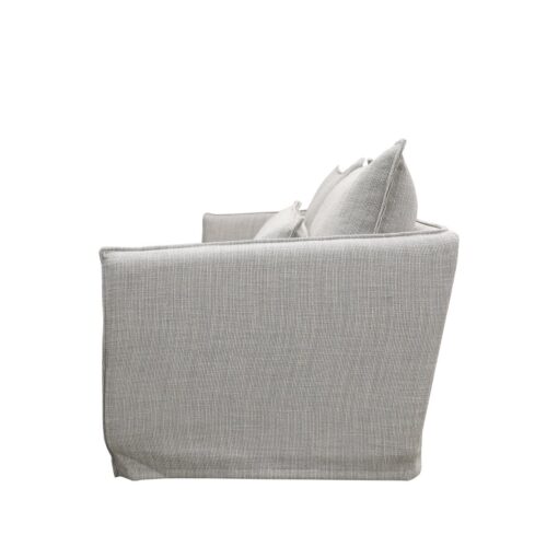 HAVEN SLIPCOVER SOFA 2 SEATER - LIGHT GREY - Image 4