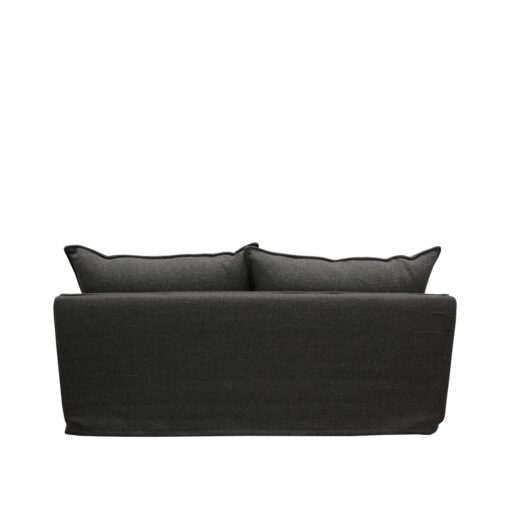 HAVEN SLIPCOVER SOFA 2 SEATER - DARK GREY - Image 5