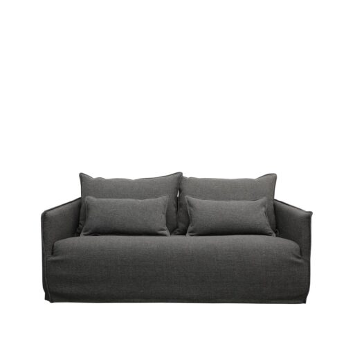 HAVEN SLIPCOVER SOFA 2 SEATER - DARK GREY