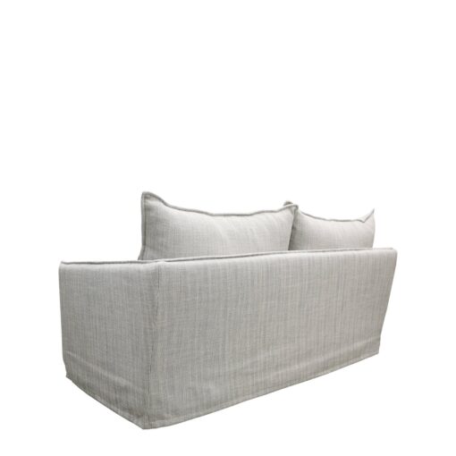 HAVEN SLIPCOVER SOFA 2 SEATER - LIGHT GREY - Image 3