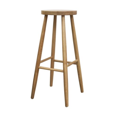 VAASA OAK BARSTOOL - 75CM, NATURAL