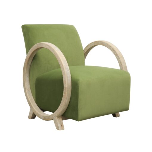 BREA ARMCHAIR - GREY / GREEN - Image 3