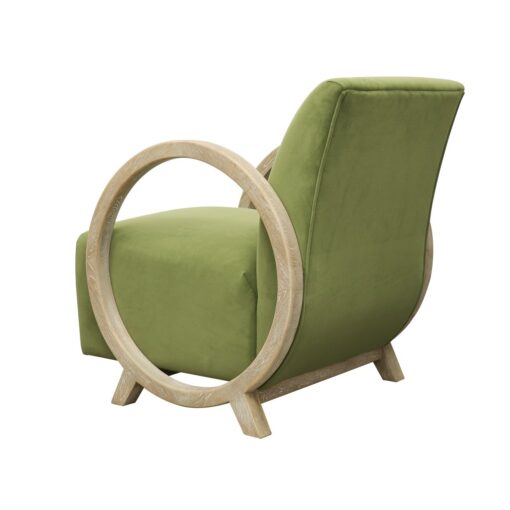 BREA ARMCHAIR - GREY / GREEN - Image 5