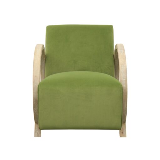 BREA ARMCHAIR - GREY / GREEN - Image 2