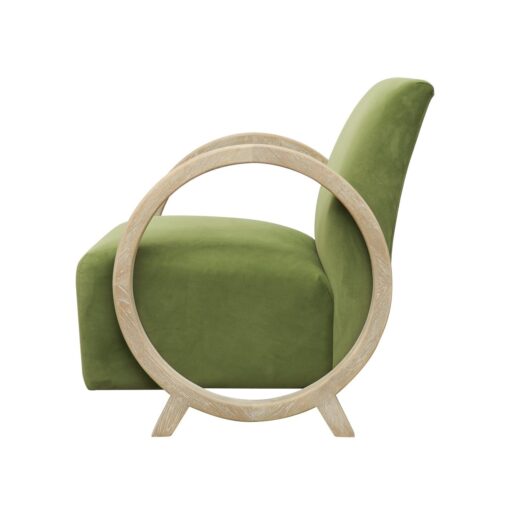 BREA ARMCHAIR - GREY / GREEN - Image 6