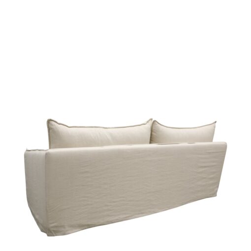 HAVEN SLIPCOVER SOFA 3 SEATER - OATMEAL - Image 5