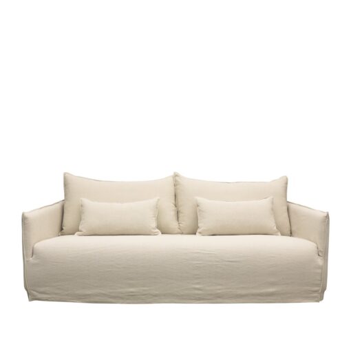 HAVEN SLIPCOVER SOFA 3 SEATER - OATMEAL