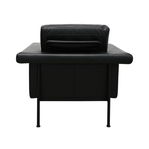 LORENZO ARMCHAIR - BLACK LEATHER - Image 7