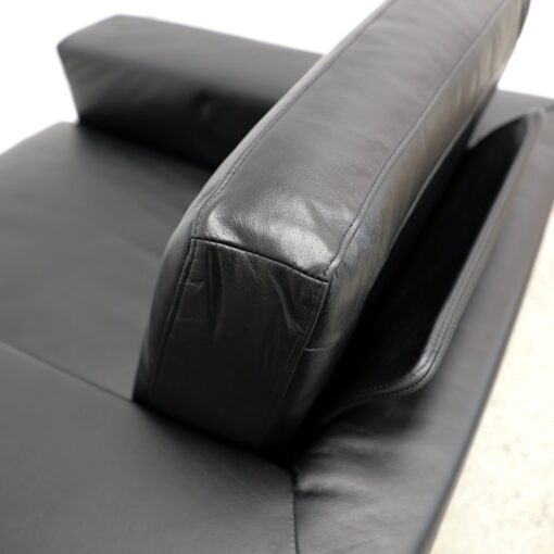 LORENZO ARMCHAIR - BLACK LEATHER - Image 5