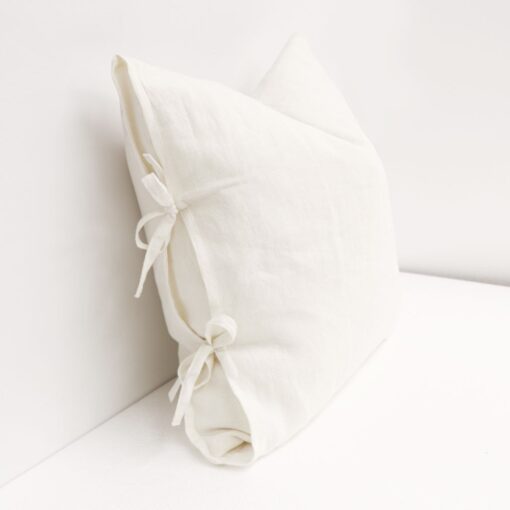 TULLY TIE CUSHION - OFF WHITE - Image 2