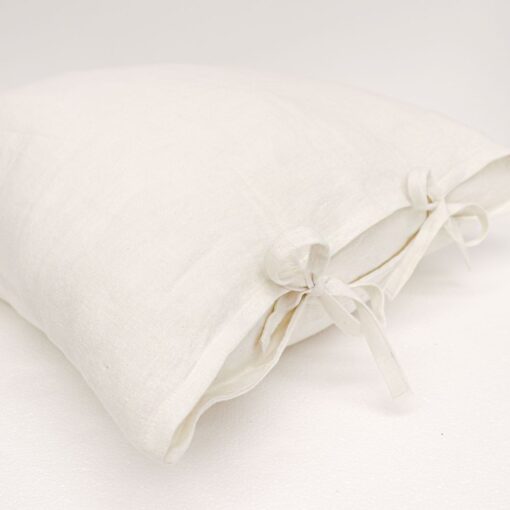 TULLY TIE CUSHION - OFF WHITE - Image 3