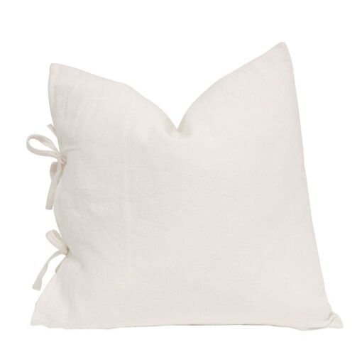 TULLY TIE CUSHION - OFF WHITE