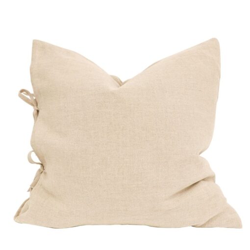 TULLY TIE CUSHION - NATURAL