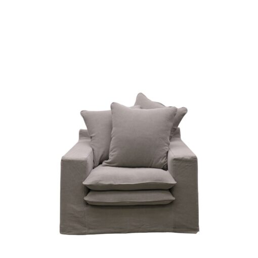 KEELY SLIPCOVER ARMCHAIR - 5 COLOURS AVAILABLE - Image 2