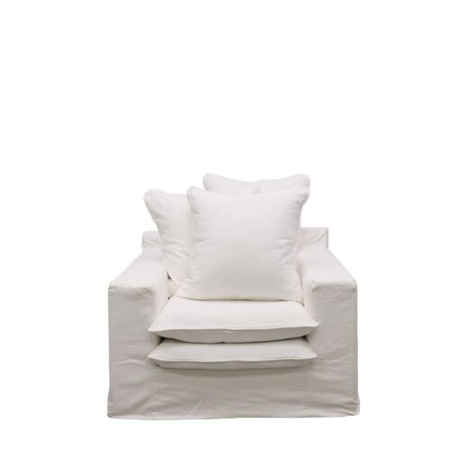 KEELY SLIPCOVER ARMCHAIR - 5 COLOURS AVAILABLE