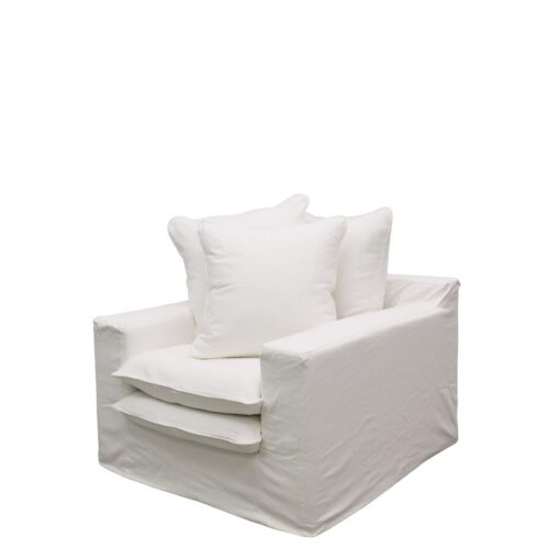 KEELY SLIPCOVER ARMCHAIR - 5 COLOURS AVAILABLE - Image 5