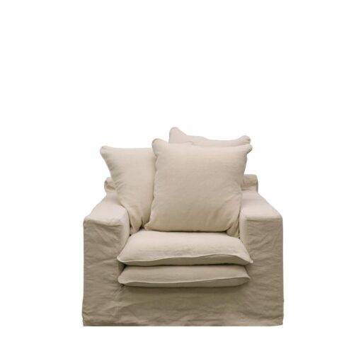 KEELY SLIPCOVER ARMCHAIR - 5 COLOURS AVAILABLE - Image 6