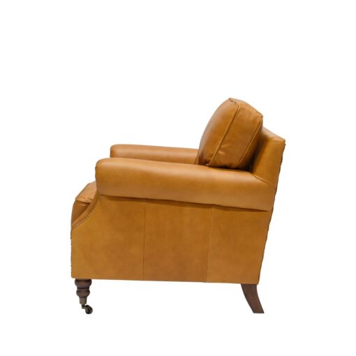 BRUNSWICK ARMCHAIR - CHESTNUT - Image 4